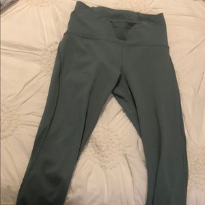 7/8 Subtle Green Lululemon Leggings
